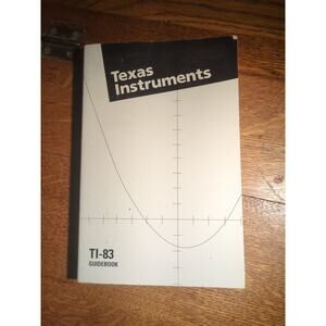 ti-83 graphing calculator Guidebook 1996